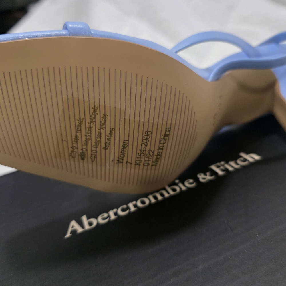 Abercrombie & Fitch Light Blue Heels - Picture 5 of 5